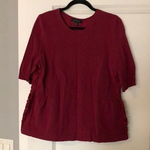Ann Taylor peplum sweater top